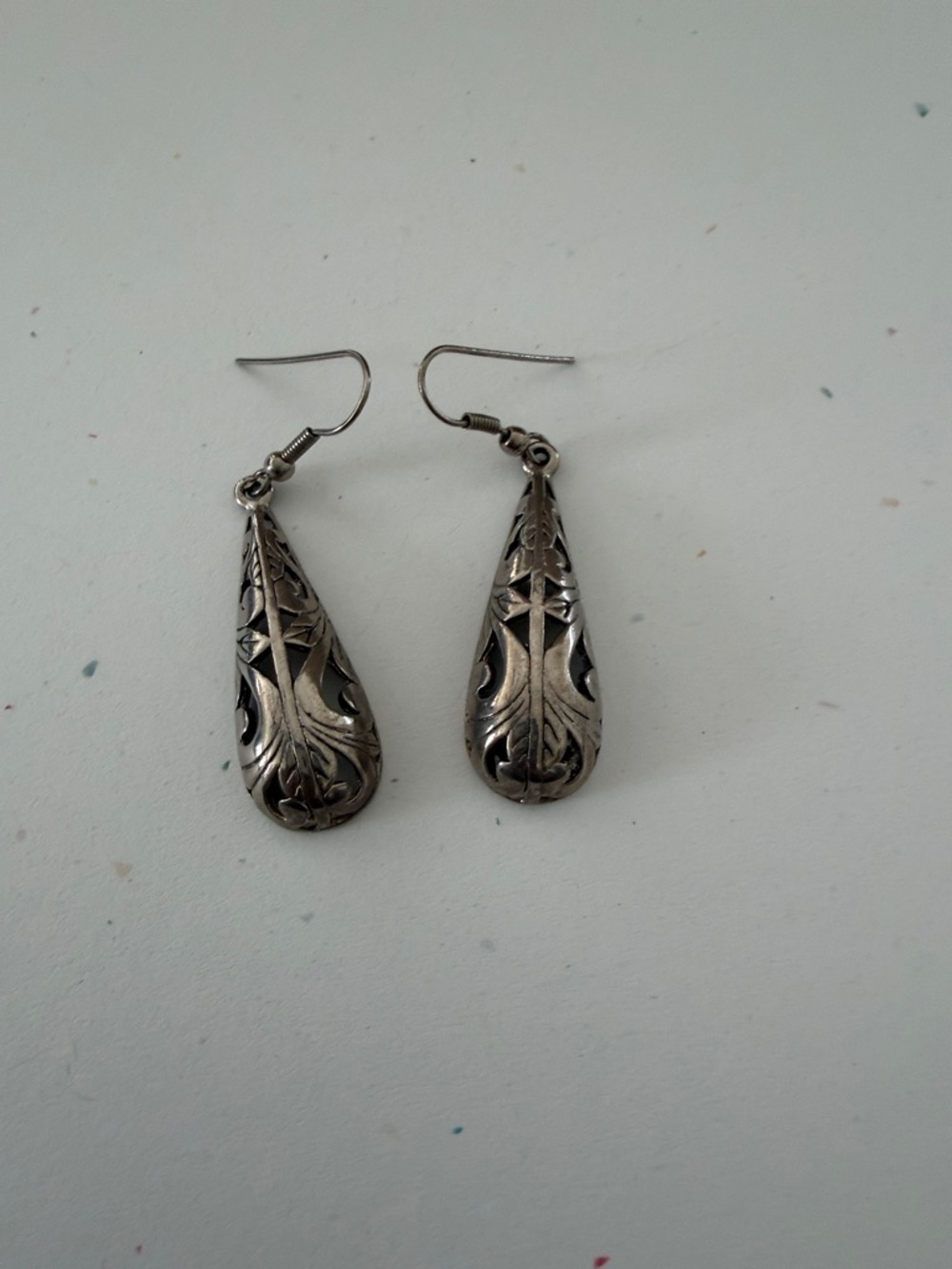 Filigree Teardrop Earrings